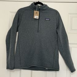 NEW w/ TAGS Patagonia Women's Better Sweater 1/4 Zip Fleece MEDIUM