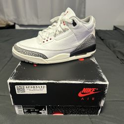 Nike Air Jordan 3 Reimagined White Cement Size 9.5