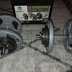 DUMBELL SET W/BENCH