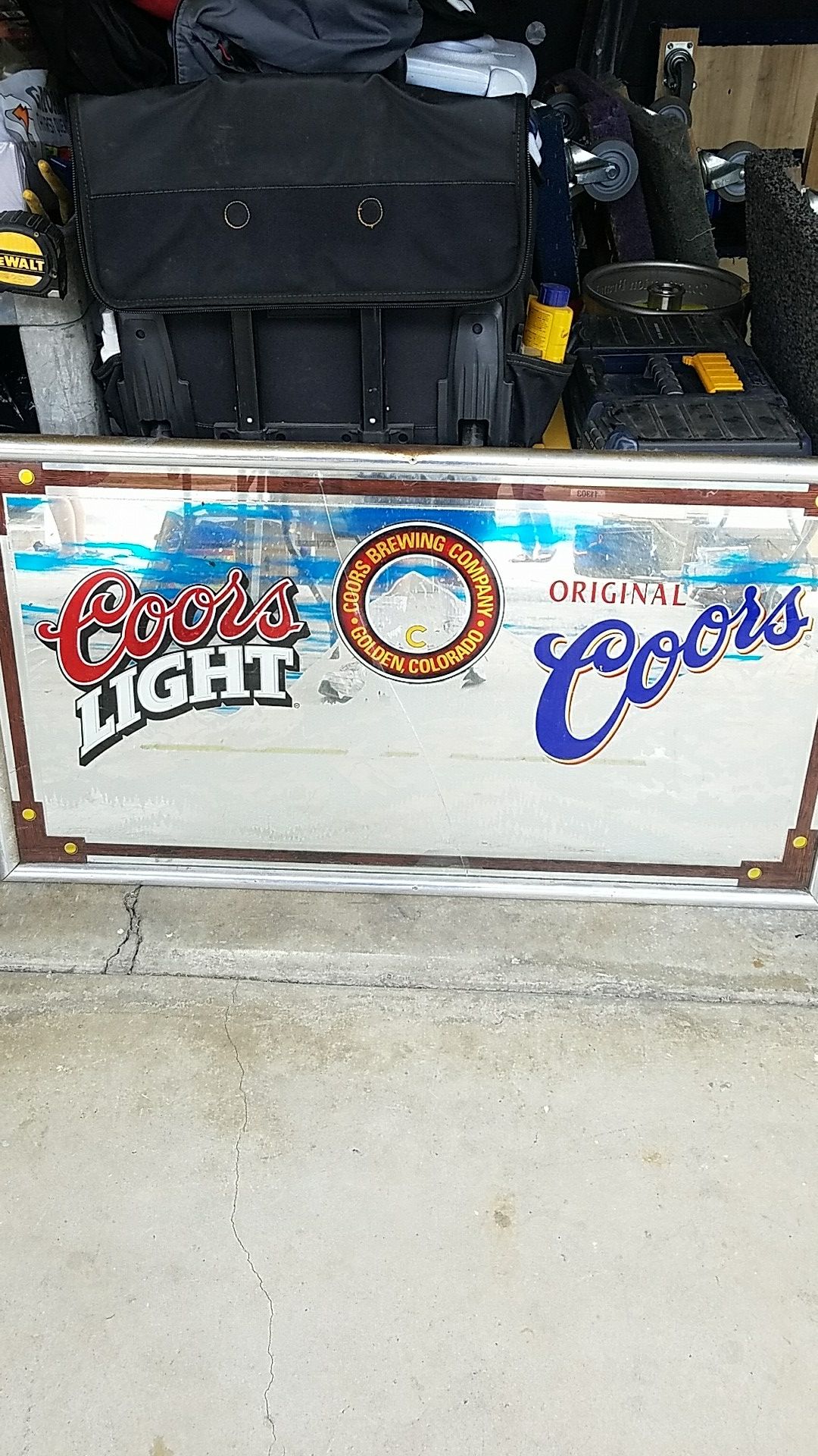 Coors mirror. $20 vintage