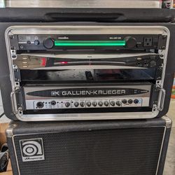 Gallien Krueger Bass Amp Bundle And Ampeg 4x10 Bass Cabinet