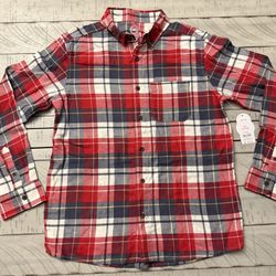 Wonder Nation Boys Flannel Shirt, Size XL 14-16