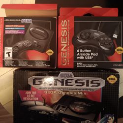 Sega Genesis Mini Classic And Sega Genesis Mini Classic 2