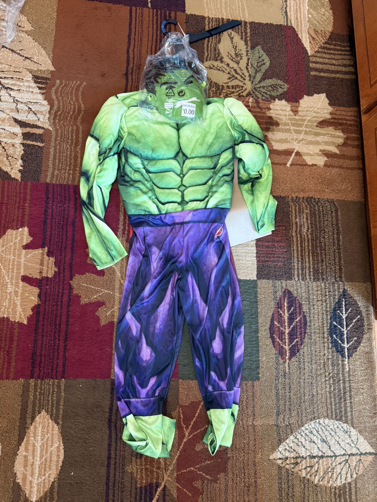 Hulk Halloween Costume - Kids Size 10-12 - Brand New