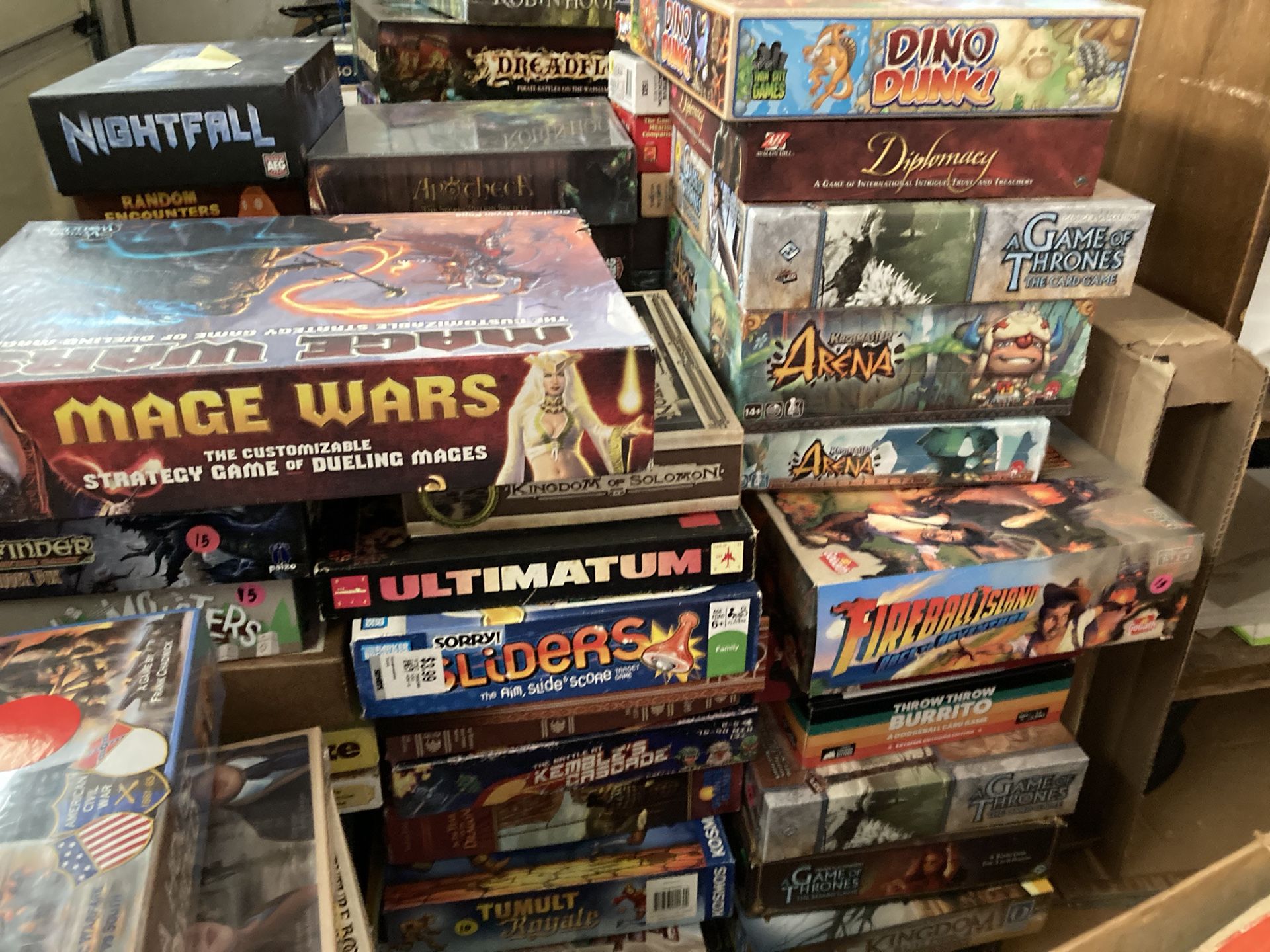Huge Lot Of Board Games For Sale In Upland