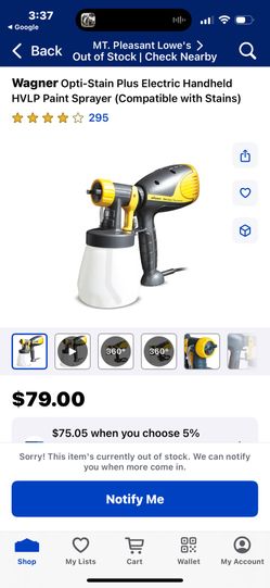 Wagner Stain&Paint Sprayer
