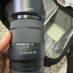 Sony A6500 and E 18-135mm 