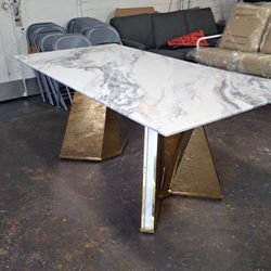 New  Real Marble Dining Table 