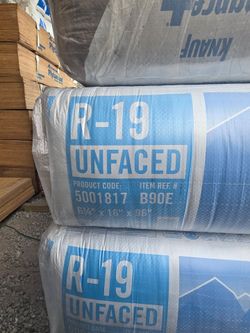 Unfaced Insulacion R19 426.68sqft