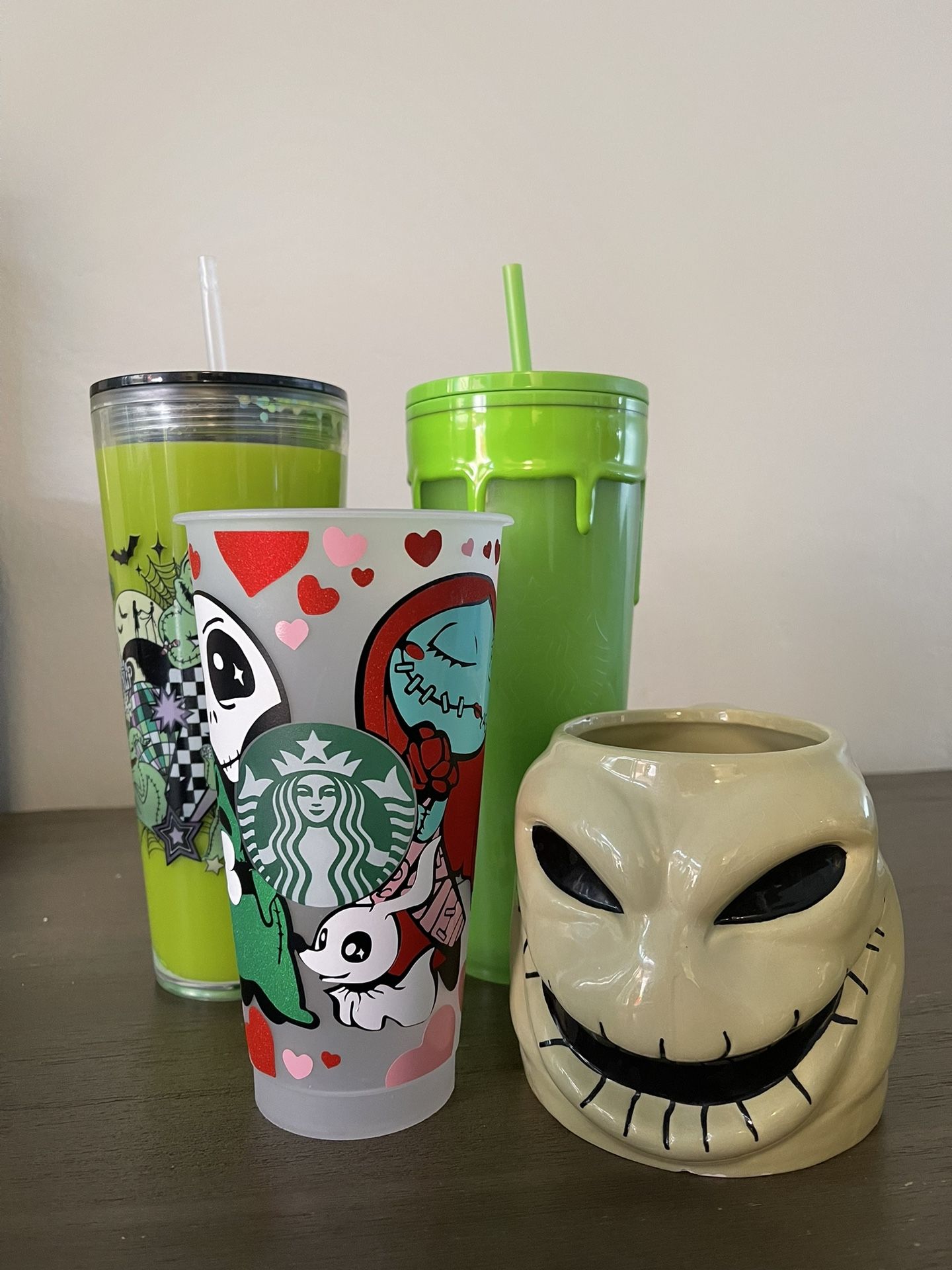 Nightmare Before Christmas Cups