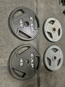 CAP 45 lb Olympic Weight Plates Set