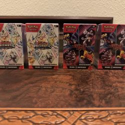 Pokémon Prismatic And Destined Rival Bundle Lot