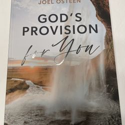 This is the hardcover book God's Provision for You by Joel Osteen.  The