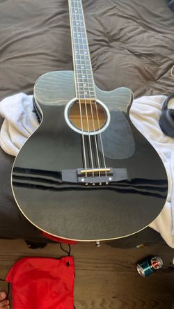 4 string Acoustic bass guitar