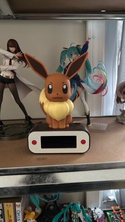 Madcow Entertainment Pokemon Eevee Light-up Alarm Clock NO BOX Works 2018