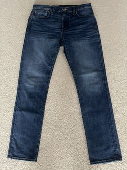 Men’s J. Crew Jeans 35 X 32 Style 484 Slim. “Registered I.D. Number 77388