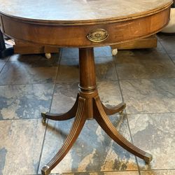 Antique Round Occasional Table 