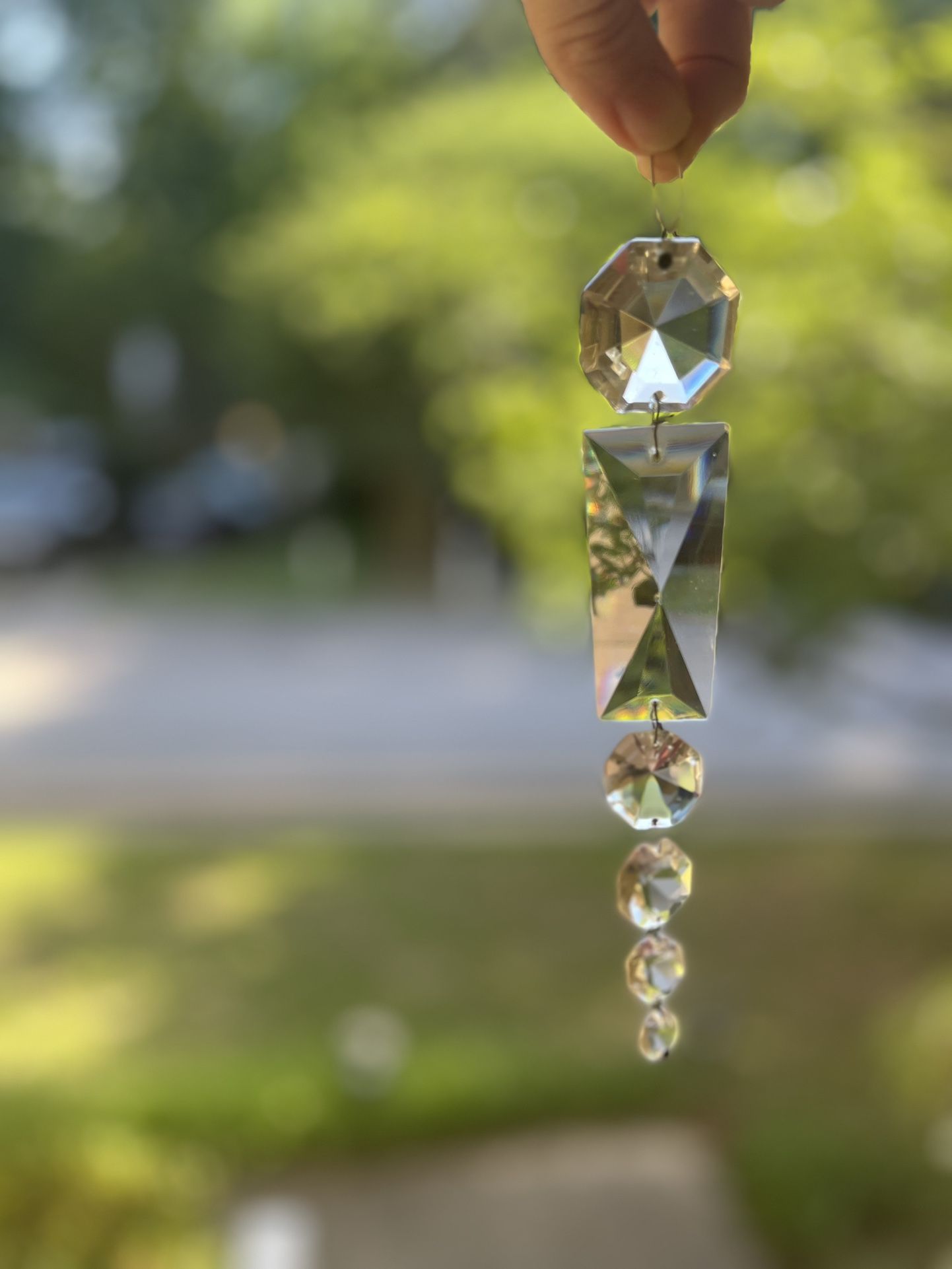 Vintage Crystal Suncatcher / Chandelier Piece