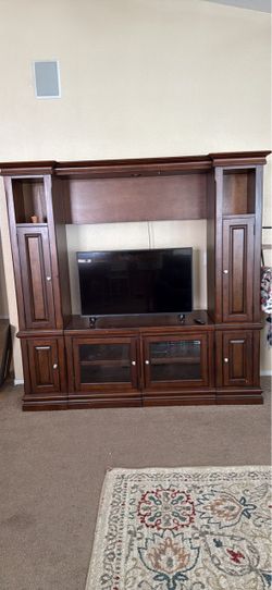 Traditional Wood Entertainment Center