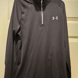 Under Armour Small Mens 1/4 Zip Black
