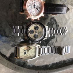 3 Relojes Finos Automáticos Remató $250 Los 3 Revajados $150