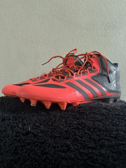 Men’s Adidas Red And Black Quick frame Football Cleats Size 12