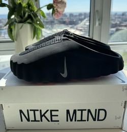 Nike Mind 001 Slide Black Chrome 9M