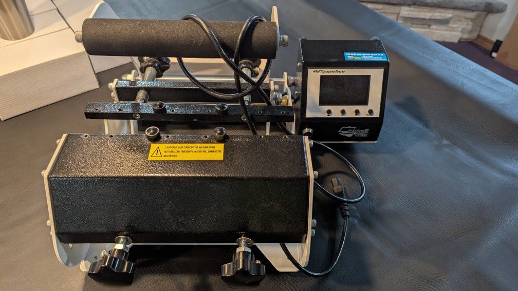 Price Reduced - Heat Press Nation 3-1 cup press with sublimation blanks