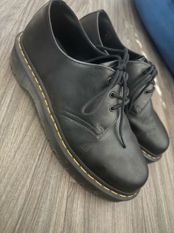 Dr. Martens Black Leather Platform Oxford Shoes men’s size 11