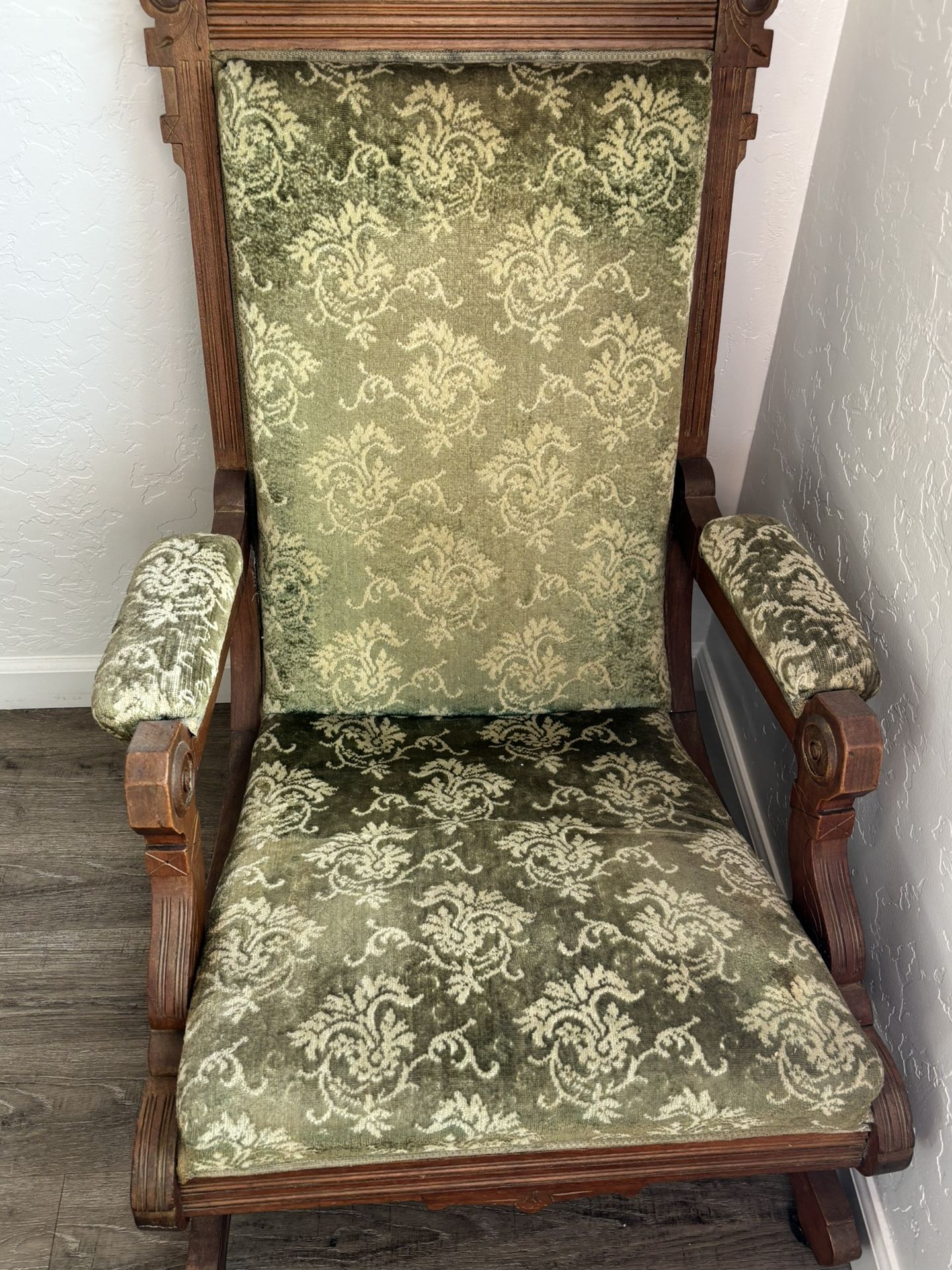 Antique Queen Anne Rocking Chair
