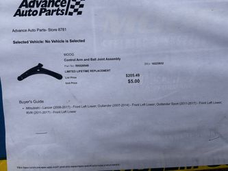 Control Arm and Ball Joint Assembly