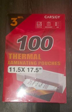 Caregy 100-Pack Thermal Laminating Pouches 11.5x17.5"