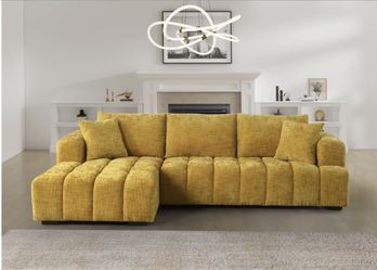 Lounge Style L-shaped Modular Chaise Sectional Sofa Couch