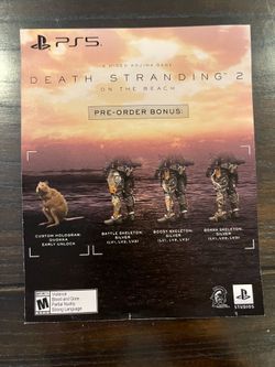 DEATH STRANDING 2 ON THE BEACH PS5 PRE-ORDER BONUS DLC ONLY