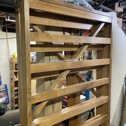 Oak Futon with Mattress