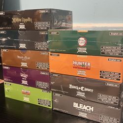 Union Arena TCG Booster Box Demon Slayer Jujutsu Kaisen Hunter X Hunter Bleach Attack On Titan So Leveling Code Geass Sword Art Online Black Clover