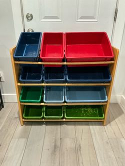 Kids Toy Storage Organizer with Bins