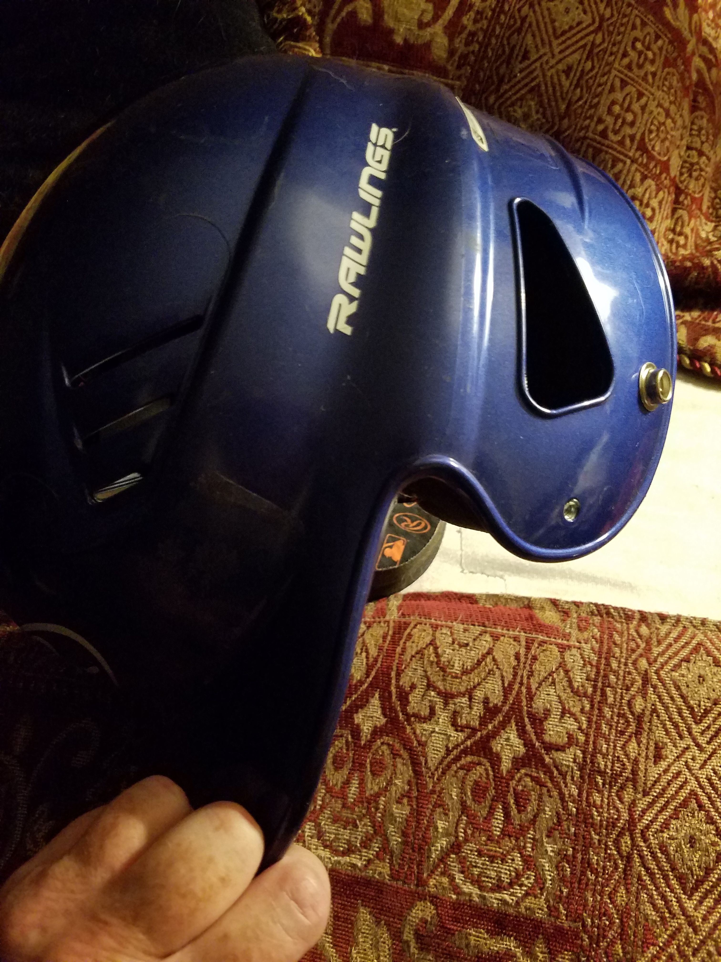 Rawlings blue baseball cap size 6.5-7.5