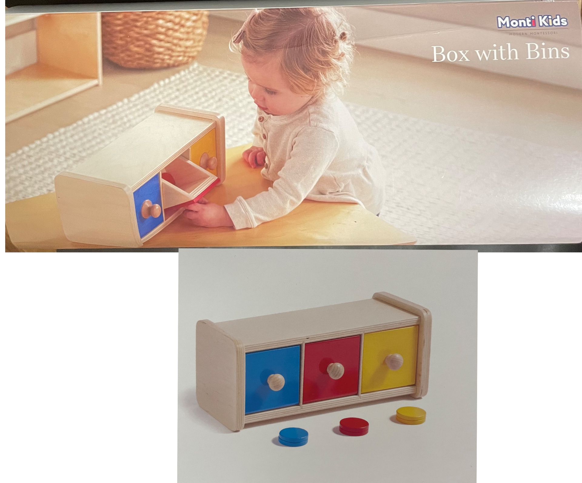Monti Kids Box With Bins