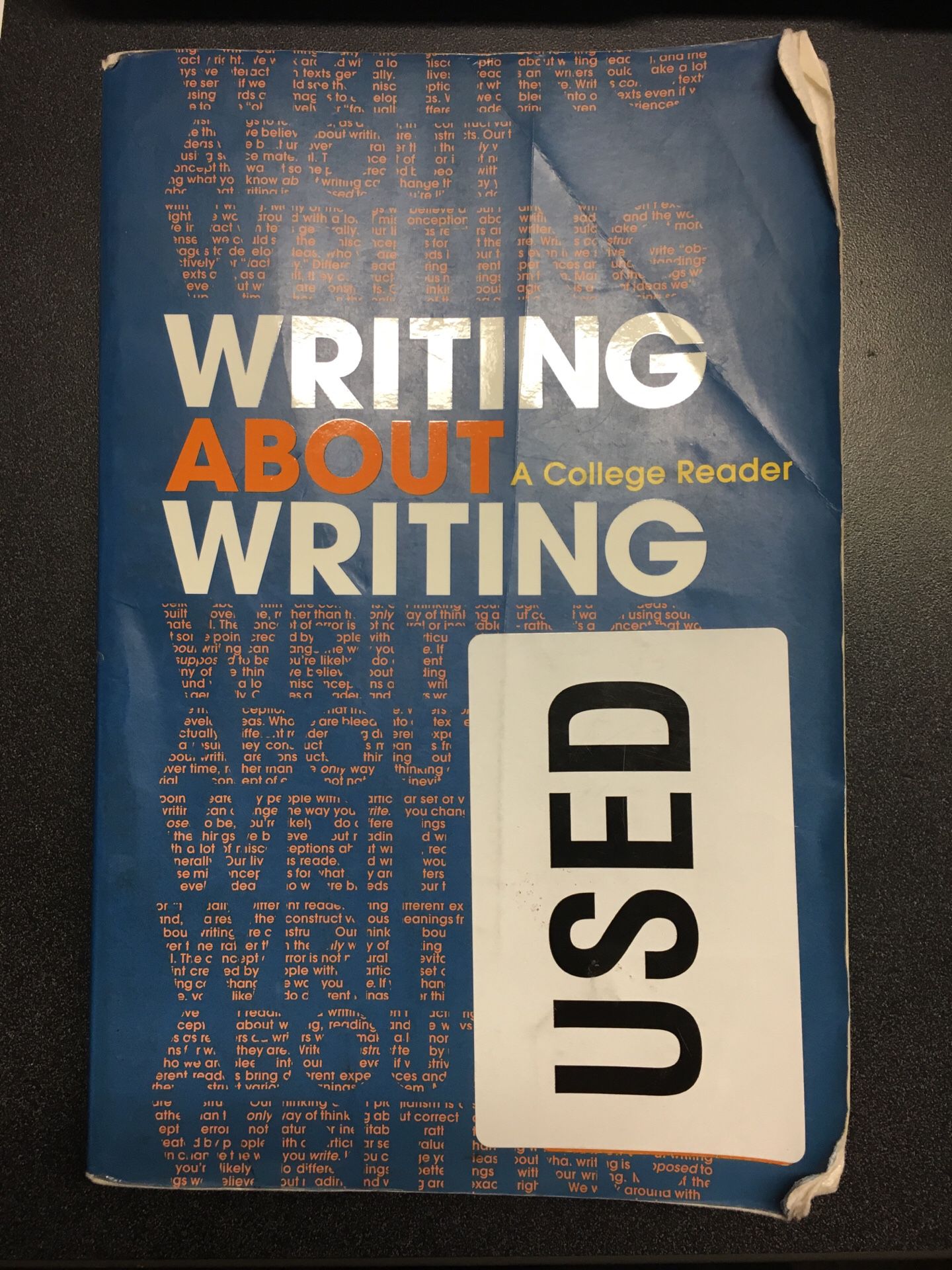 Writing About Writing - A College Reader