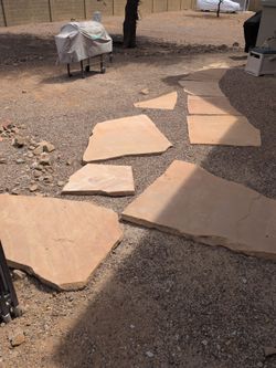 Flagstone pavers