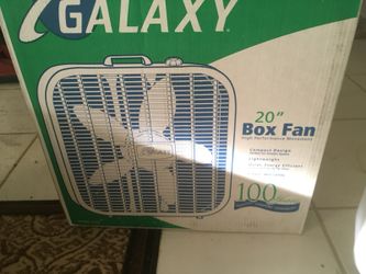 Galaxy 20” Box Fan. for Sale in New Smyrna Beach, FL - OfferUp