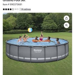 Pool Bestway Power Steel 18' × 48" Round Above Ground Pool Set