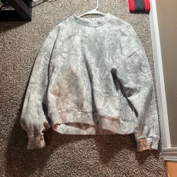 Camo Hollister Boxy Fit Crewneck Size Large