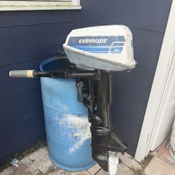 90s 6hp 2stroke Evinrude boat motor