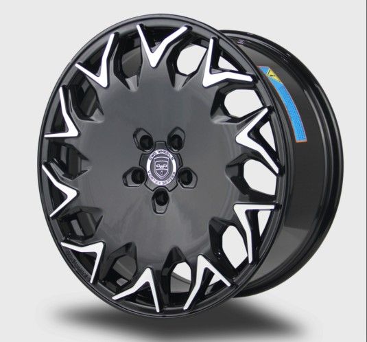 2 Brand New GV06 20×8.5 Gloss Black Machined Rim