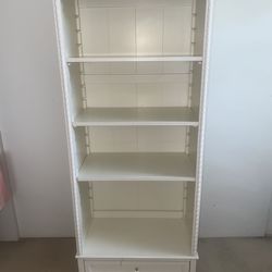 Gorgeous French Antique  White Book Case Floating Shelves 