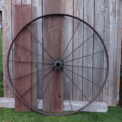 Metal Wagon Wheel 