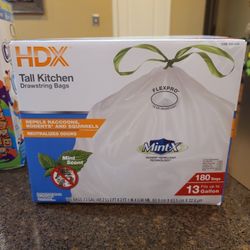 Hdx 180 CT. Kitchen Trash Bags.