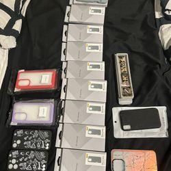 Assorted phone cases